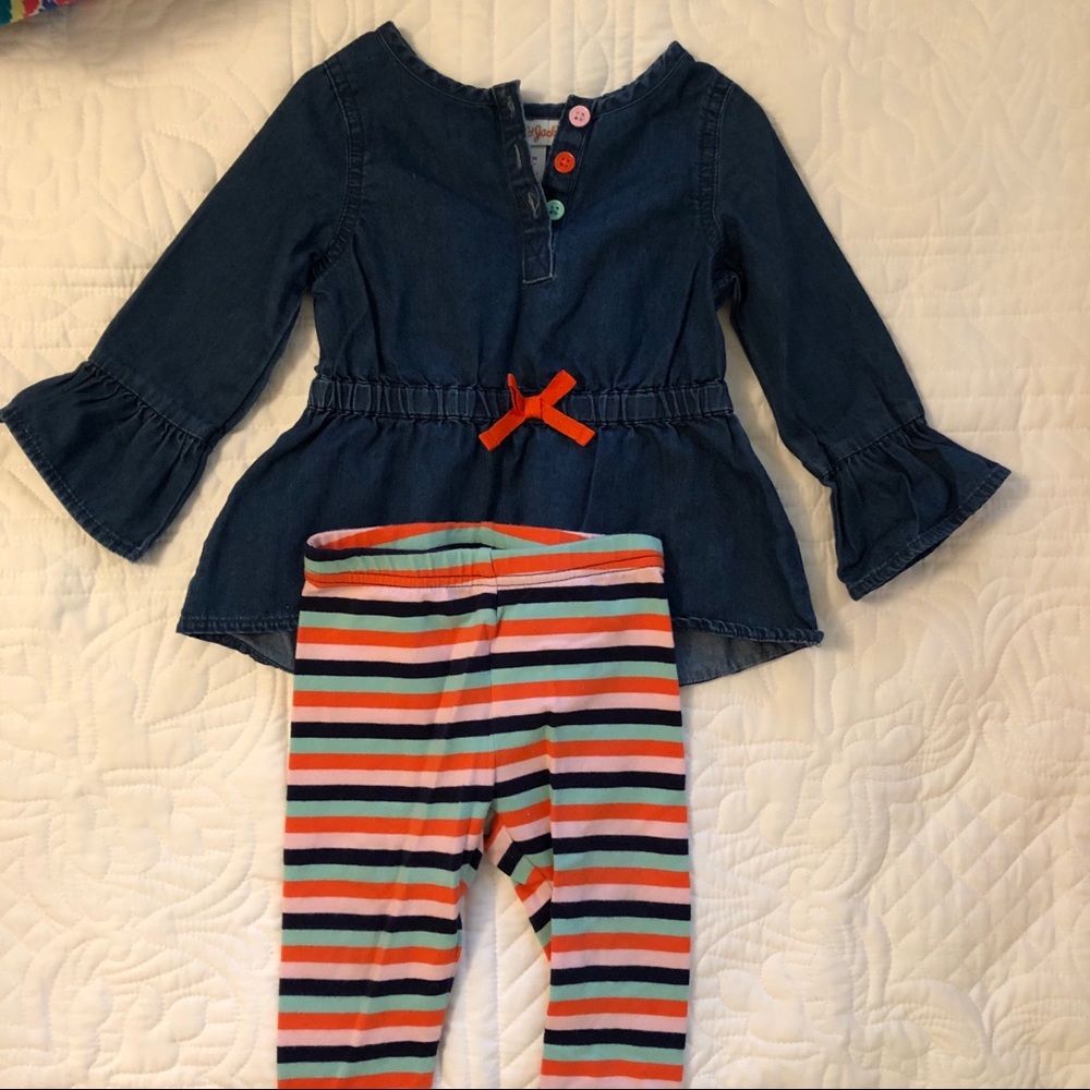 Cat & Jack adorable set. Size 12 months.